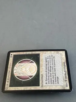 Circle of Protection: Green MtG Alpha—Moderately Played VG—Vintage Magic - Image 5