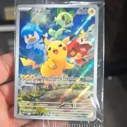 Pokemon Pikachu 027 SVP: Scarlet & Violet Promo Holo Full Art Basic HP60 English - Image 1
