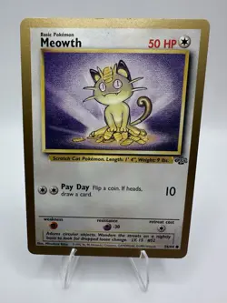 Meowth 56/64 Gold Border Promo - Jungle - Vintage 1999 - Pokemon TCG - Image 1