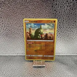 Larvitar 114/214 Reverse Holo: Lost Thunder Pokemon TCG Near Mint - Image 1