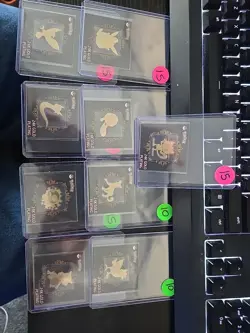 Pokemon Candy Stickers Korean Striking 24K Gold Plating Lot - Image 1