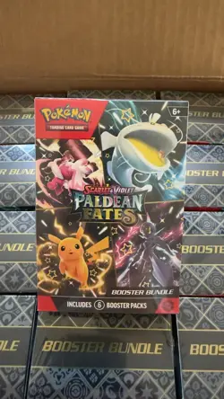15 x Pokemon Scarlet & Violet Paldean Fates - Booster Bundles Factory Sealed - Image 1
