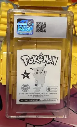 Pokemon 1998 Blastoise-Prism Sticker-Merlin Pokemon CGC 9.5 - Image 3