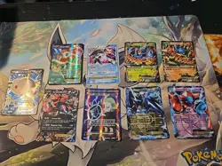 Pokemon EX Full Art Lot (Damaged) 2013 Etc Lot Of 9 - Image 1
