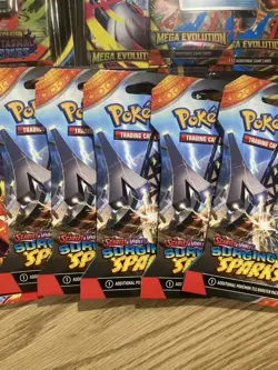 Pokemon Sealed Lot of Mega Evo Phantasmal Flames Destined Rivals Surging Sparks - Image 5