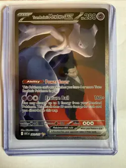 Team Rocket’s Mewtwo ex 281/217 - Ascended Heroes SIR & Pokemon Centre Promo - Image 1
