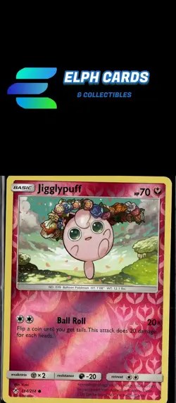 Pokemon SM - Unbroken Bonds #134/214 Jigglypuff Reverse Holo - Image 1