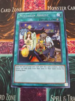 Yugioh Mistaken Arrest CORE-EN065 Secret Rare Unlimited Near Mint - Image 1
