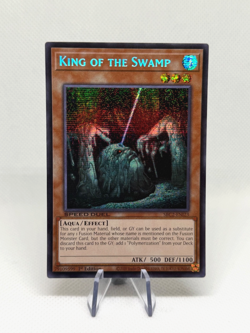 King of the Swamp SBC2-ENI23 Prismatic Secret Rare 1st Edition NM YuGiOh - Image 1