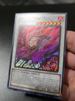 Yugioh Bramble Rose Dragon DOOD-EN039 Secret Rare 1st Edition NM - Image 2