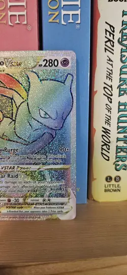 Pokemon Mewtwo Vstar Rainbow GO 079/078 Secret NM - Image 3