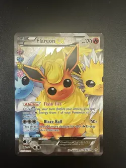 Flareon EX Full Art RC28-32 Pokemon Generations: Radiant Collection Holo 2016 - Image 1