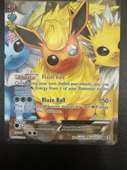 Flareon EX Full Art RC28-32 Pokemon Generations: Radiant Collection Holo 2016 - Image 4