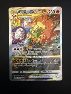 Pokemon TCG Charizard VSTAR SWSH262 Holo Black Star Promo - Image 1