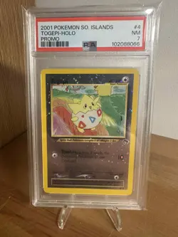 Pokemon Togepi Reverse Holo #4/18 Southern Island PSA 7 - Image 1