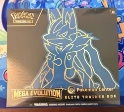 Pokemon TCG Mega Evolution Lucario (Pokemon Center) ETB Brand New SEALED - Image 1