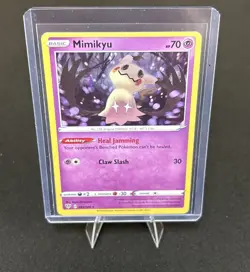 Pokemon TCG Darkness Ablaze Mimikyu 081/189 Cosmos Holo Rare NM/M - Image 1