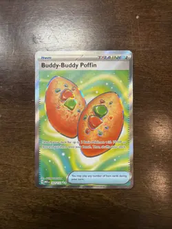 Pokemon TCG Rare Candy Buddy Poffin 167/132 Trainer Mega EVO - Image 1