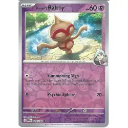 STEVEN'S BALTOY - POKEMON TCG - DESTINED RIVALS - REVERSE HOLO - 083/182 - Image 1