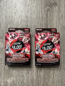 Yugioh: The Crimson King- 1st Edition Structure Decks (x2 SEALED) - Image 1