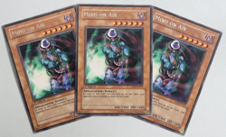 3 x YuGiOh TCG Mind on Air Rare Soul of the Duelist 1st Ed SOD-EN027 Rare LP - Image 1