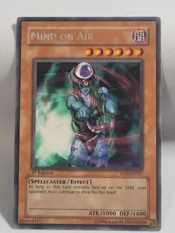 3 x YuGiOh TCG Mind on Air Rare Soul of the Duelist 1st Ed SOD-EN027 Rare LP - Image 3