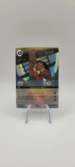 Disney Lorcana TCG: Maui - Demigod 23/P1 - Disney 100 Promo NM - Image 1