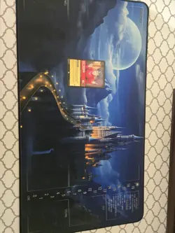 Disney TCG Lorcana Playmat Magical Kingdom Castle Beautiful - Image 1
