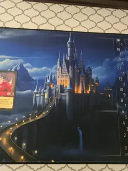 Disney TCG Lorcana Playmat Magical Kingdom Castle Beautiful - Image 3