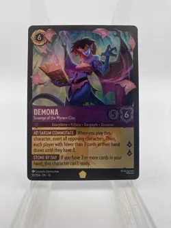 55/204 Demona - Scourge of the Wyvern LEGENDARY FOIL Disney Lorcana Set 10 - Image 1