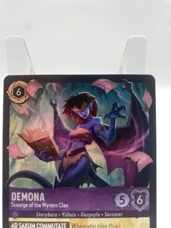 55/204 Demona - Scourge of the Wyvern LEGENDARY FOIL Disney Lorcana Set 10 - Image 2