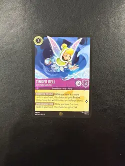 Disney Lorcana - Tinker Bell Snowflake Collector - Error No Spot Varnish - Image 1