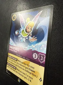 Disney Lorcana - Tinker Bell Snowflake Collector - Error No Spot Varnish - Image 3