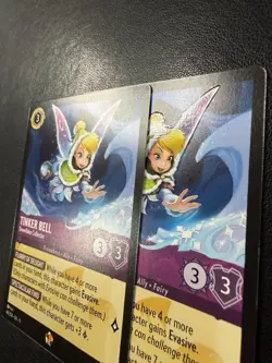 Disney Lorcana - Tinker Bell Snowflake Collector - Error No Spot Varnish - Image 4