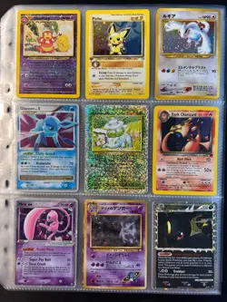 Lot of 180 ALL HOLO Vintage Pokemon Card Binder Collection - Image 2