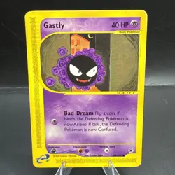 Gastly Common 109/165 E-Card Expedition Base Set - LP/MP English Vintage Pokemon - Image 1