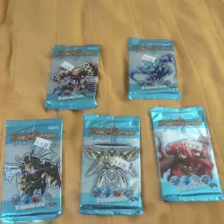 DUEL MASTERS ~ DM-01 10 card Booster Pack x5 factory sealed Trading Card Game - Image 2