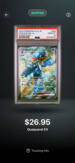 Pokemon TCG Graded Card Lot 2024 Alolan Exeggutor EX Quaquaval EX Poliwrath Holo - Image 4