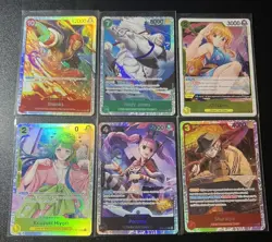 OP06 Card Lot. Mix of R And SR. All NM - Image 1