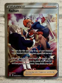 Pokemon TCG Raihan GG65/GG70 Crown Zenith Galarian Gallery Trainer Rare Card!! - Image 1
