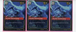 Riftbound TCG Origins English OGN 026/298 RARE Brynhir Thundersong (3 CARDS) - Image 1