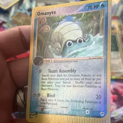 Pokemon Card - Omanyte Sandstorm 70/100 Reverse Holo - Image 3
