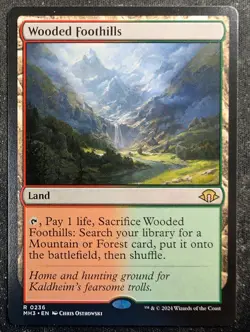 Wooded Foothills - Modern Horizons 3 (MTG) - Image 1