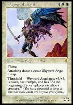 MRM ENGLISH Ange rCtive - Wayward Angel MTG magic ODY - Image 1