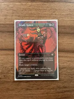 Deadly Rollick (Borderless) Foil - Commander Masters - MTG English - Image 1