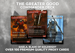The Greater Good X MTG Custom Art - Full 100 Card EDH Deck w/Custom Tokens - Image 1