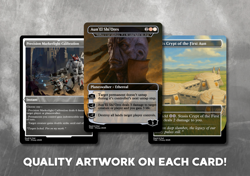 The Greater Good X MTG Custom Art - Full 100 Card EDH Deck w/Custom Tokens - Image 2