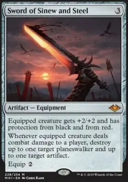 MRM ENGLISH Sword of Sinew and Steel - CpCe de Nerf et d'Acier MTG magic MH1 - Image 1