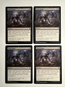 4x Mtg Zendikar Rising Mind Drain NM/M Magic The Gathering - Image 1