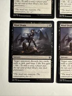 4x Mtg Zendikar Rising Mind Drain NM/M Magic The Gathering - Image 2